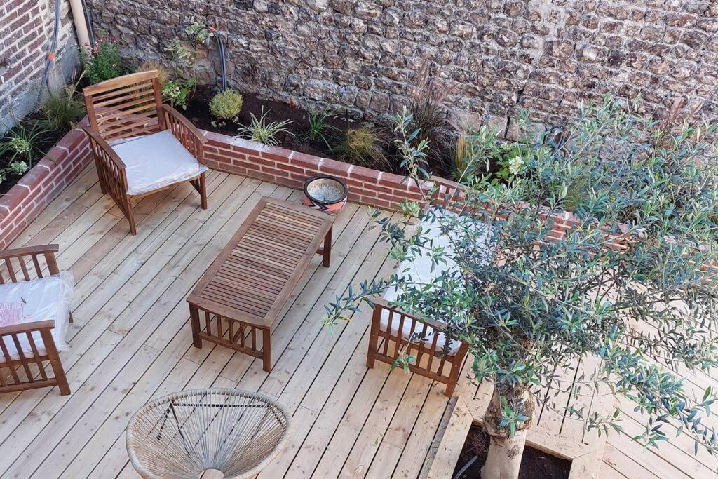 סן-ולרי-אן-קו Tres Bel Appartement Au Pied Du Port L'Albatre מראה חיצוני תמונה
